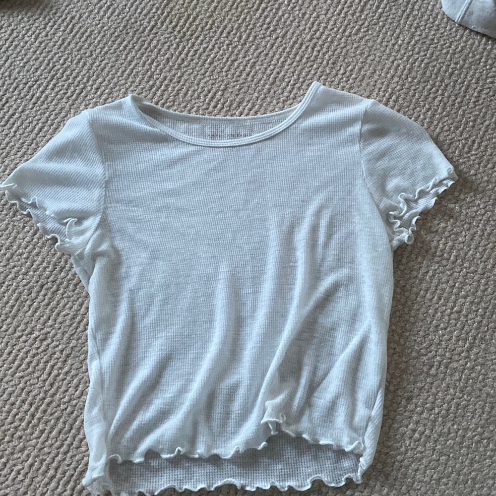 American eagle super cozy cropped t-shirt
